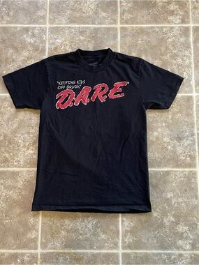 Black D.A.R.E. Logo Short Sleeve Tee
